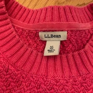 LL Bean women’s cotton sweater XL